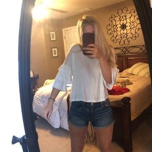 American flare sleeve top